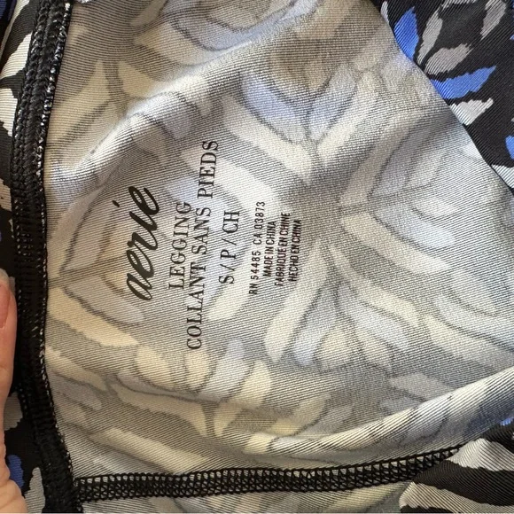 Aerie Offline Blue Geometric Print Leggings - Picture 5 of 5